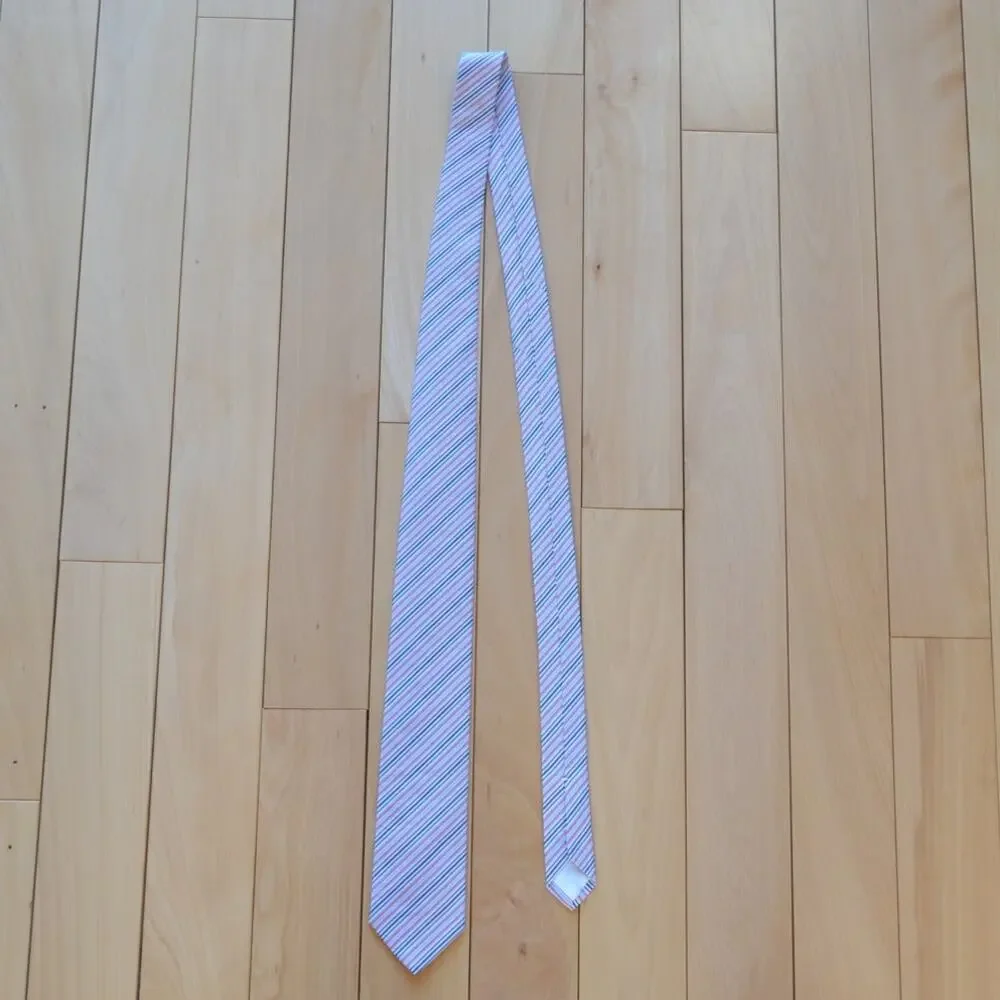 Brooks Brothers All Silk Tie Striped Blue